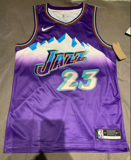 NBA 23 Markkanen Jazz Maillot Retro Violet